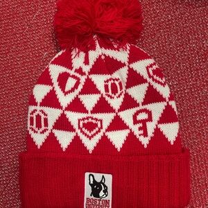 Boston University woman’s Pom-Pom Beanie